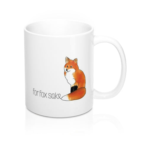 For Fox Sake Mug 11oz - Lost Art Stationery