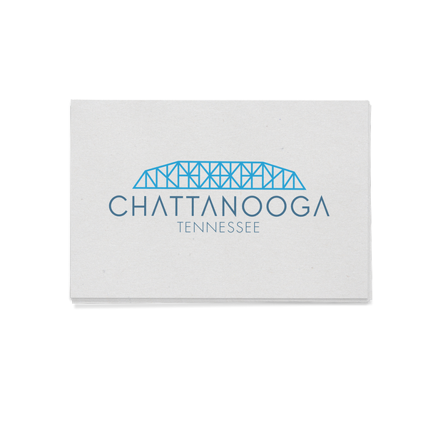Walnut Street Bridge Chattanooga Tennessee Postcard - Lost Art Stationery