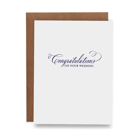 Congratulations on Your Wedding - Lost Art Stationery