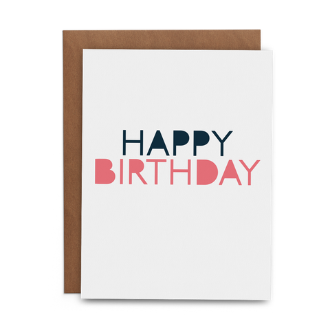 Happy Birthday - Lost Art Stationery