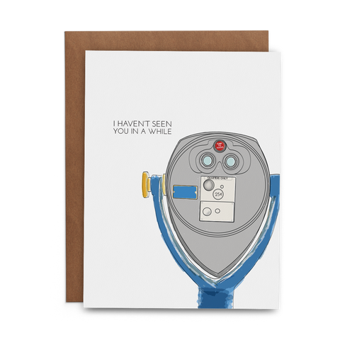 I Haven't Seen You in a While - Lost Art Stationery