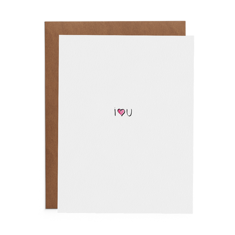 I Heart U - Lost Art Stationery