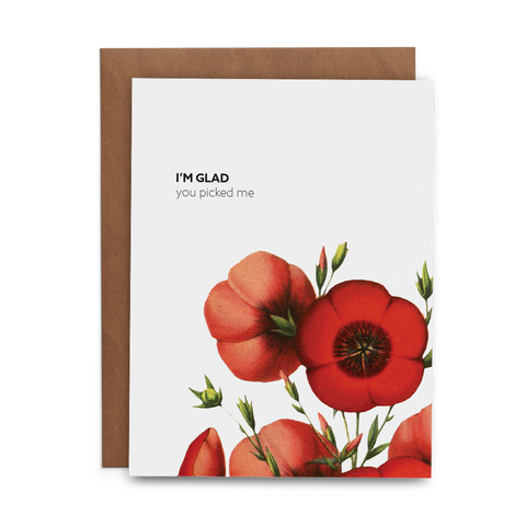 I'm Glad You Picked Me - Lost Art Stationery