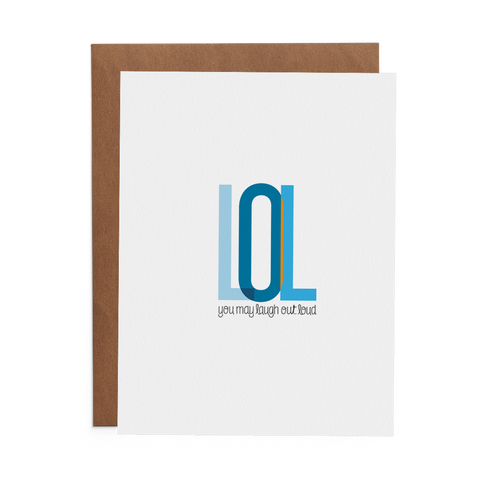 LOL: You May Laugh Out Loud - Lost Art Stationery