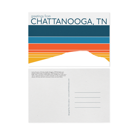 Greetings from Chattanooga Postcard - Lost Art Stationery