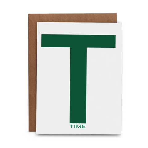 T Time - Lost Art Stationery