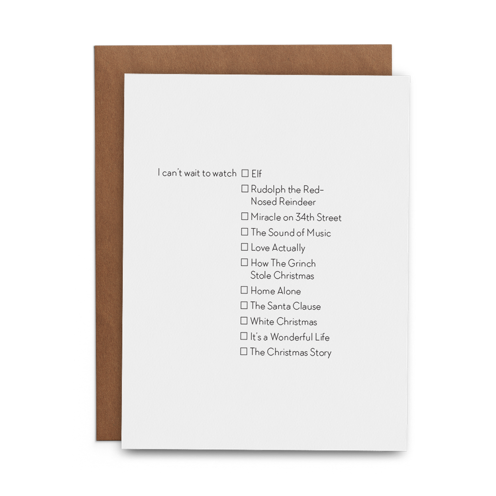 I Can't Wait to Watch - Lost Art Stationery