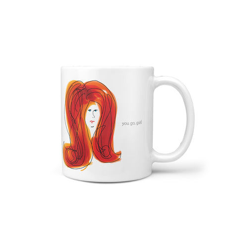 You Go Girl Mug 11oz - Lost Art Stationery