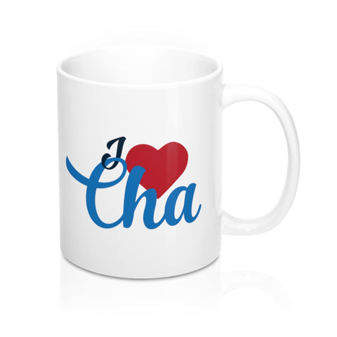 I heart Cha Mug 11oz - Lost Art Stationery