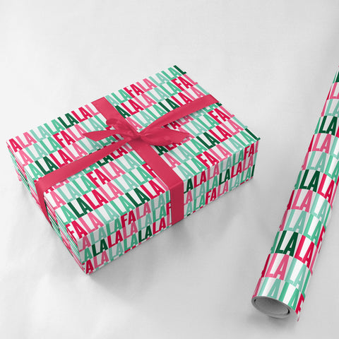 Fa La La La La La La La La Gift Wrap - Lost Art Stationery