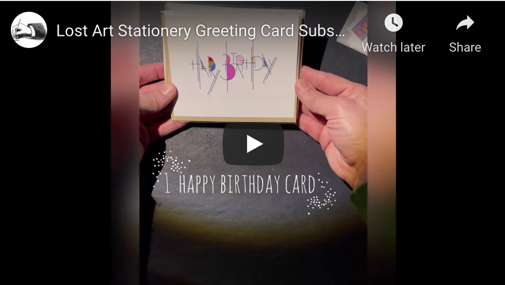 March 2021 Greeting Card Subscription Unboxing