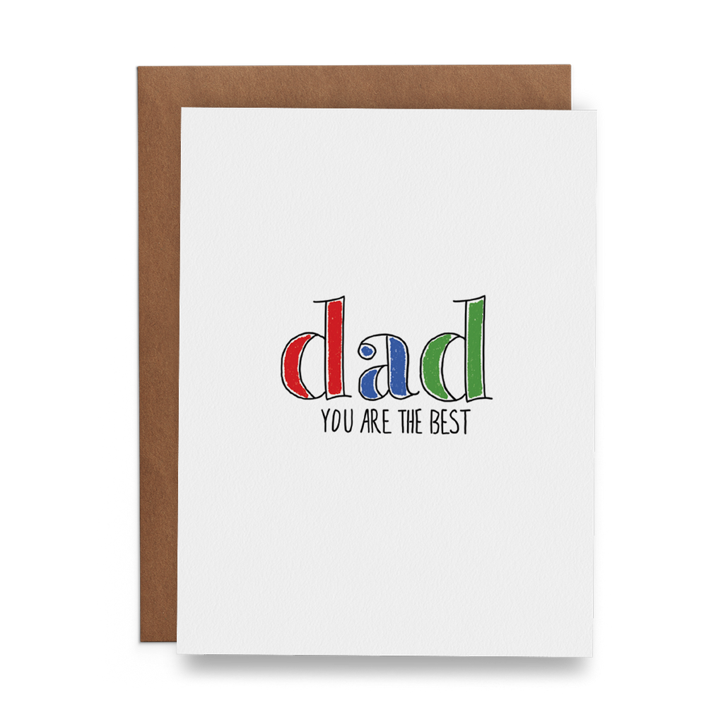 Dad You Are the Best - Lost Art Stationery