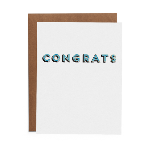 Congrats in Lights - Lost Art Stationery