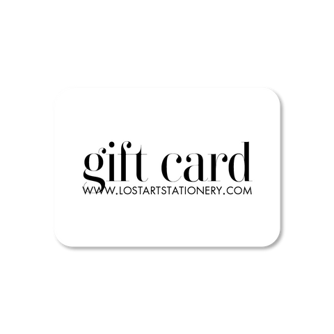 Gift Card - Lost Art Stationery