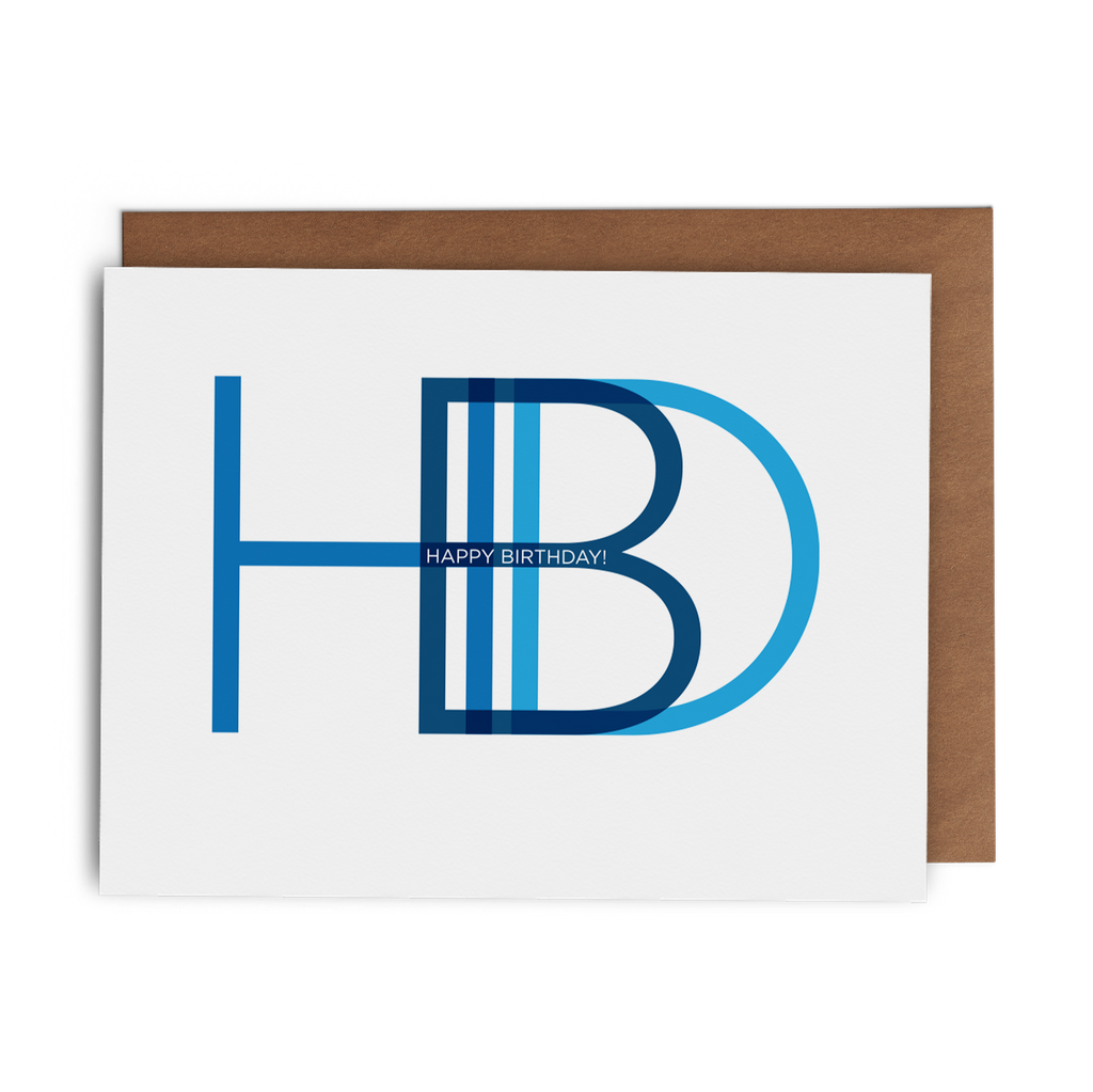 HBD - Happy Birthday! - Lost Art Stationery
