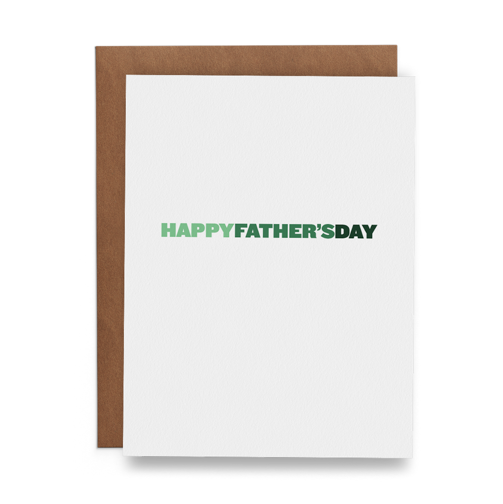 Happy Father's Day Ombre - Lost Art Stationery