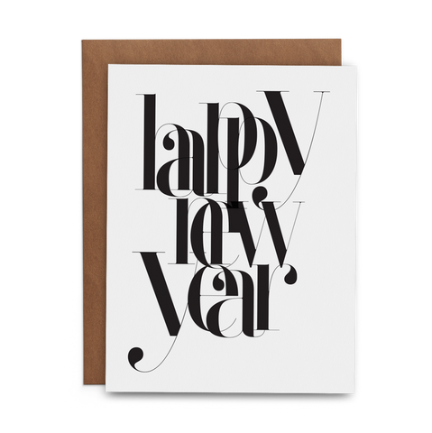 Happy New Year - Lost Art Stationery