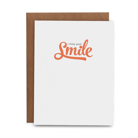 I Miss Your Smile - Lost Art Stationery