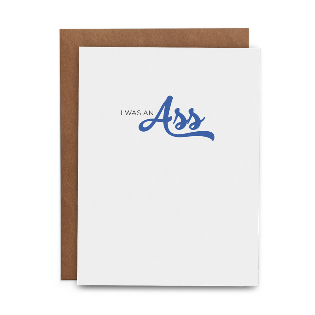 I Was an Ass - Lost Art Stationery