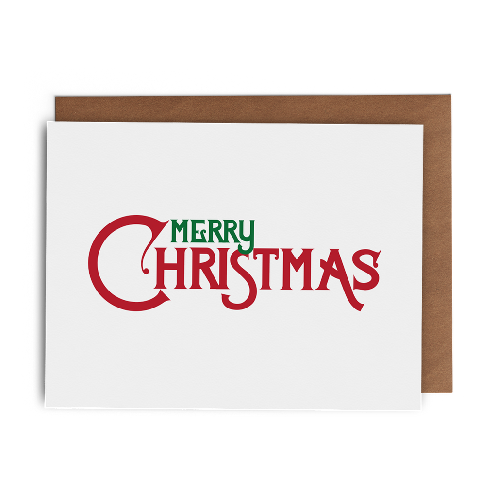 Merry Christmas - Lost Art Stationery
