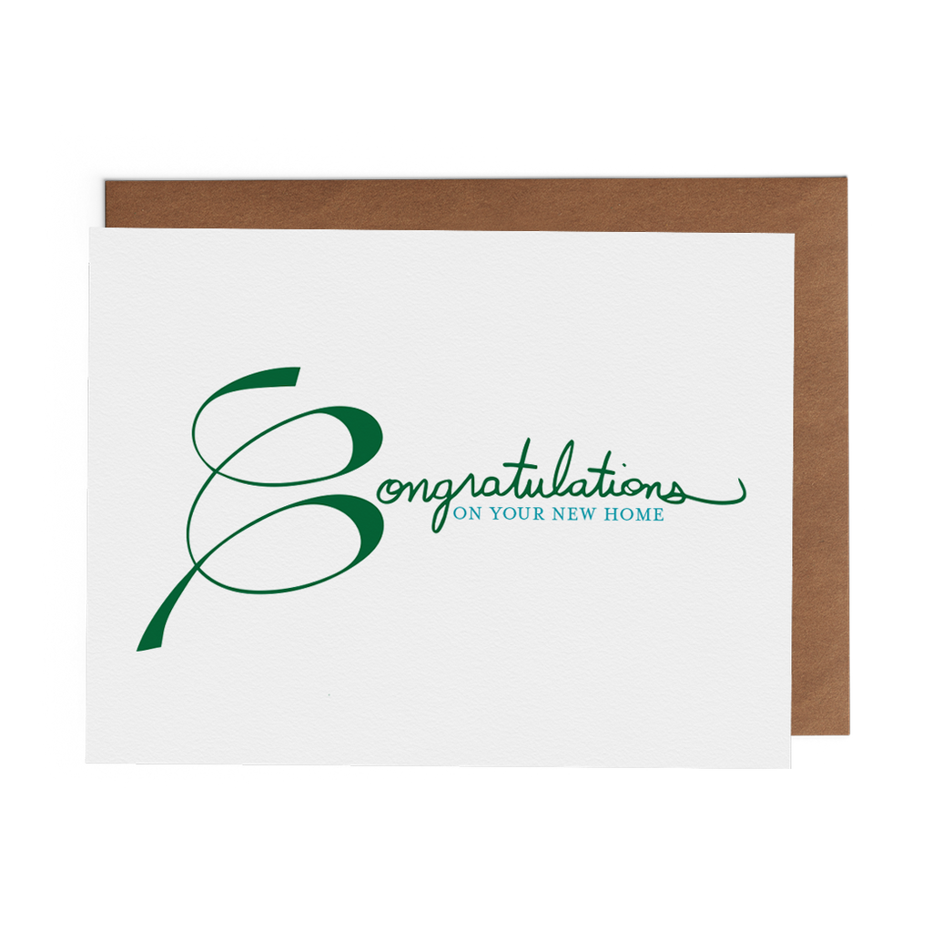 Congratulations on Your New Home - Lost Art Stationery