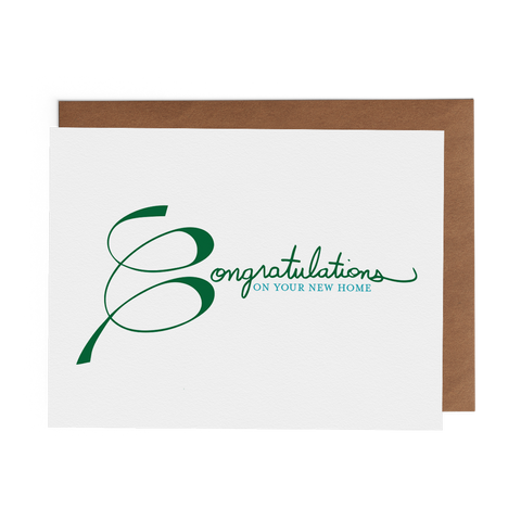 Congratulations on Your New Home - Lost Art Stationery