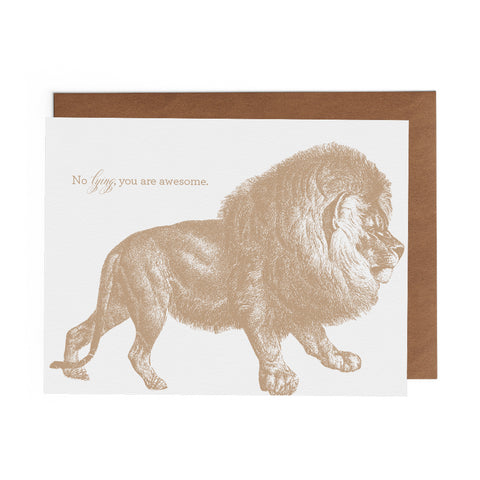 No Lying, You Are Awesome - Lost Art Stationery