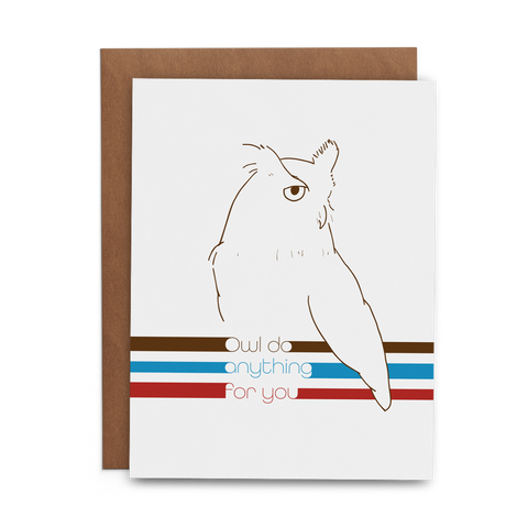Owl Do Anything for You - Lost Art Stationery