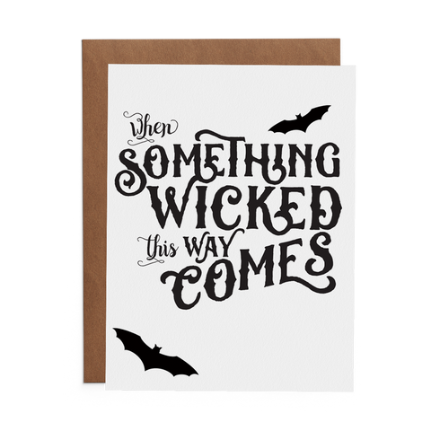 When Something Wicked This Way Comes - Lost Art Stationery
