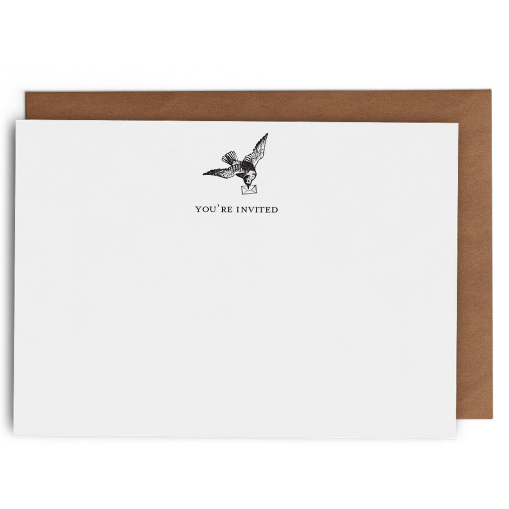 You're Invited Flat Cards - Lost Art Stationery