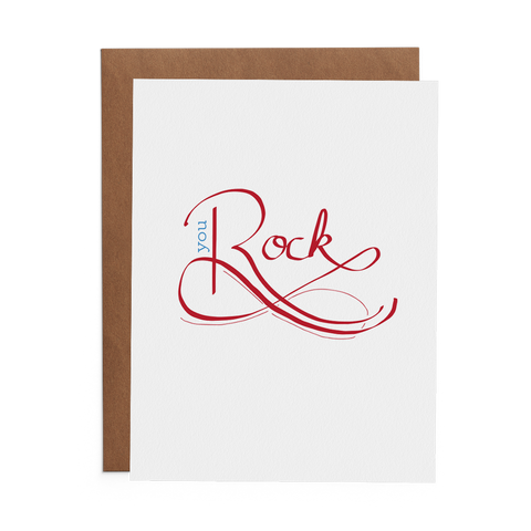 You Rock - Lost Art Stationery