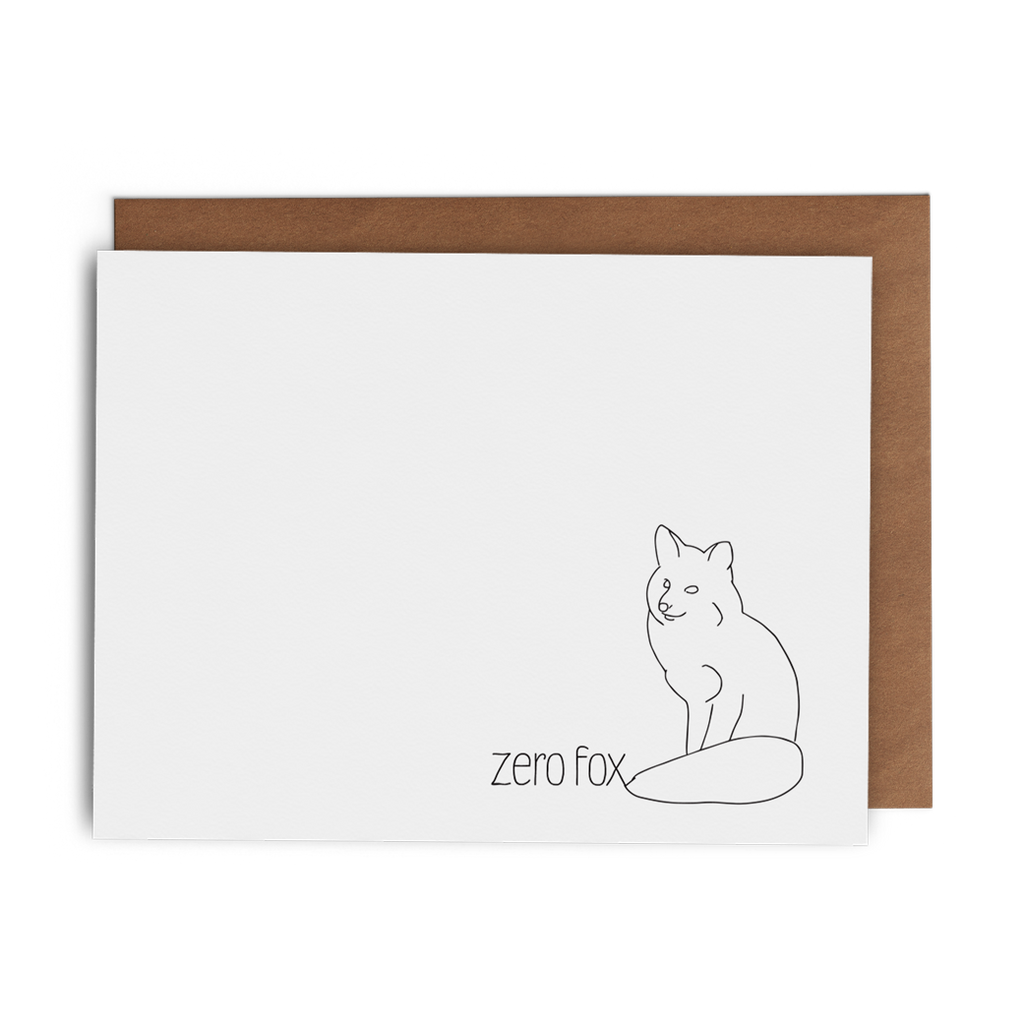 Zero Fox - Lost Art Stationery
