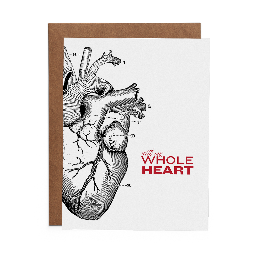 With My Whole Heart - Lost Art Stationery